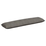 vidaXL Coussin de Dos Gris clair 200 x 50 cm Tissu en velours côtelé