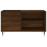 vidaXL Armoire à disques chêne marron 85x38x48 cm bois d'ingénierie