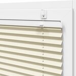 vidaXL Store plissé crème 120x200cm largeur du tissu 119 4cm polyester