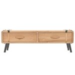 vidaXL Meuble TV 110x33x35 cm Bois de sapin massif
