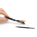 Recharge roller q-connect encre effacable couleur noir  set de 3u