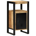 vidaXL Meuble de Salle de Bain Marron Bois de manguier massif