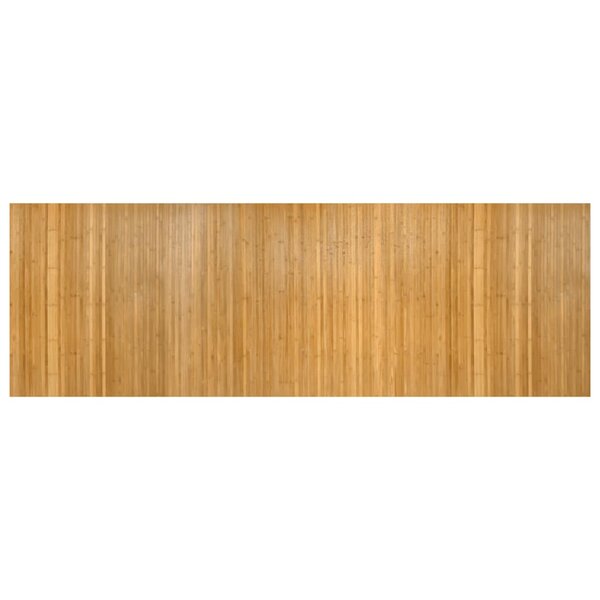 vidaXL Tapis rectangulaire naturel 100x300 cm bambou
