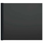 vidaXL Films pour fenêtre 5 Pièces statique dépoli noir PVC