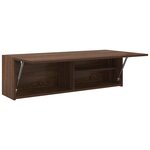 vidaXL Armoire murale de bain chêne marron 100x25x30cm bois ingénierie