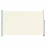 vidaXL Auvent latéral rétractable de patio 180x300 cm Crème