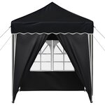 vidaXL Tente de fête pop-up 195 x 195 x 245 cm Anthracite Tissu Oxford