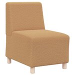vidaXL Unité de Sofa Modulaire Sans Accoudoirs 2 Pièces Beige