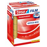 Pack de 6 Rubans Adhésif tesafilm Office Box 66m x 25mm Transparent TESA