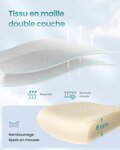 Chaise de bureau chaise ergonomique avec tissu en maille double couche accoudoirs rabattables soutien lombaire et appui-tête réglables fonction de bascule gris 12_0004854