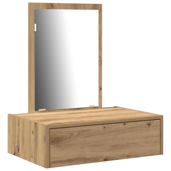 vidaXL Table de Toilette Marron 60 x 40 x 70 cm Bois d'ingénierie