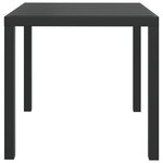 vidaXL Mobilier à dîner de jardin et coussins 3Pièces Résine tressée Gris