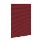 vidaXL Store plissé rouge bordeaux 95x150 cm largeur du tissu 94 4 cm