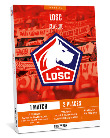 Coffret cadeau - TICKETBOX - LOSC Lille - Classic