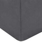 vidaXL Coussin pour les jambes Uni Gris 63 x 52 x 19 cm