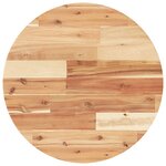 vidaXL Dessus de table rond Ø50x2 cm bois massif d'acacia