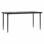 vidaXL Ensemble de salle à manger pour jardin 5 Pièces Beige polyrotin
