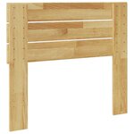 vidaXL Tête de lit 75 cm bois massif de chêne