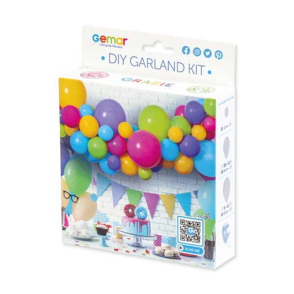 Kit arche 62 ballons avec accessoires