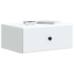 vidaXL Cabinet de chevet mural 2 Pièces Blanc 49 x 34 5 x 20 cm