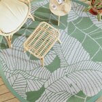 vidaXL Tapis d'extérieur ARAKIL vert Ø200 cm PP