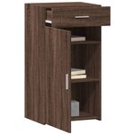 vidaXL Buffet chêne marron 50x42 5x93 cm bois d'ingénierie