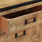 vidaXL Buffet 100x31x60 cm Bois de manguier massif brut
