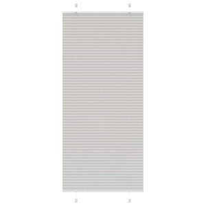 vidaXL Store plissé gris clair 85x200 cm largeur du tissu 84 4 cm
