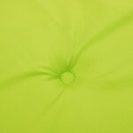 vidaXL Coussin de chaise de terrasse vert vif (75+105)x50x3 cm