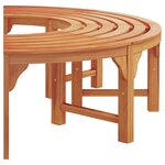 vidaXL Banc d'Arbre 2 Pièces Marron 160 x 160 x 45cm