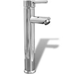vidaXL Meuble de salle de bain 11 Pièces avec lavabo et robinet Beige