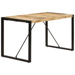 vidaXL Table à manger 140x70x75 cm Bois de manguier massif