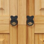 vidaXL Garde-robe avec 3 portes Gamme Corona pin mexicain