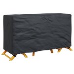 vidaXL Housse pour meubles Uni Noir 180 x 70 x 90 cm 600D