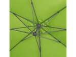 Parasol jardin déporté Alu "Sun 4" - Rectangle - 3 x 4 m + Housse de protection - Vert