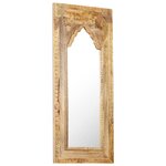 vidaXL Miroir 50x3x110 cm Bois de manguier massif