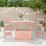 vidaXL Table de jardin 100x50x75 cm bois massif de douglas