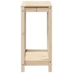 vidaXL Table de rempotage avec étagère 82 5x35x75cm bois massif de pin