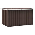 vidaXL Boîte de rangement de jardin Marron 149x99x93 cm