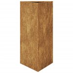 vidaXL Jardinières 2 Pièces triangulaire 40x34 5x70 cm acier corten