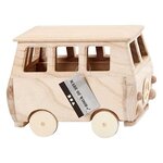 Mini-Van en bois 17 x 13 cm