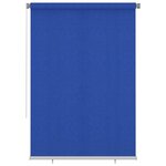 vidaXL Store roulant d'extérieur 160x230 cm Bleu PEHD