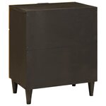 vidaXL Table de chevet 50 x 33 x 60 cm Bois de mangue massif