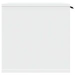 vidaXL Meuble de bac à litière pour chat blanc bois d'ingénierie