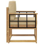 vidaXL 2 Pièce Ensemble de canapés d'extérieur Polyester