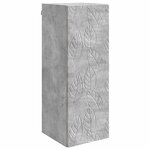 vidaXL Armoire Murale 33 x 34 5 x 90 cm Bois d'ingénierie Gris béton