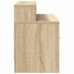vidaXL Table de chevet avec tiroir chêne sonoma 51x31x47 cm