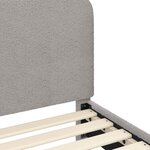 vidaXL Cadre de lit pour enfants avec tête de lit Gris clair 80x200 cm