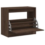 vidaXL Armoire à chaussures chêne marron 80x42x69 cm bois ingénierie