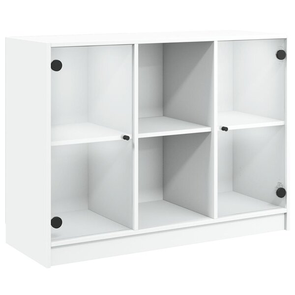vidaXL Buffet blanc 102x37x75 5 cm bois d'ingénierie